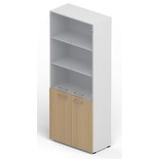 Шкаф комбинированный LAVORO, акация/белый