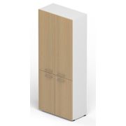Шкаф комбинированный LAVORO, акация/белый