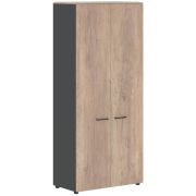 Шкаф высокий JAY JHC 85.1, дуб каньон/антрацит, 856х452х1949 мм