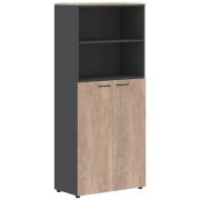 Шкаф-стеллаж JAY JHC 85.6, дуб каньон/антрацит, 856х452х1949 мм