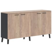 Греденция JAY JLGR 1745, дуб каньон/антрацит, 1706х452х938 мм