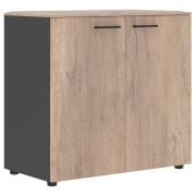 Шкаф низкий JAY JLC 85.1, дуб каньон/антрацит, 856х452х814 мм