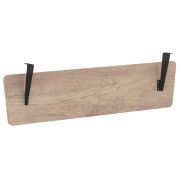 Фронтальная панель подвесная JAY JDST 1330, дуб каньон/антрацит, 1300х18х300 мм