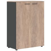 Шкаф средний JAY JMC 85.1, дуб каньон/антрацит, 856х452х1184 мм