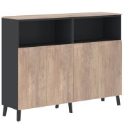 Греденция JAY JMGR 1745, дуб каньон/антрацит, 1706х452х1305 мм