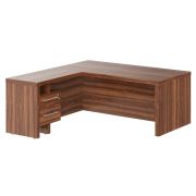 Стол руководителя ZENN, 180х190, Орех Даллас