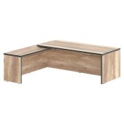 Стол руководителя левый TORR 200x200 см, дуб каньон