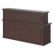 Стойка-ресепшн прямая RAUT 200 см, венге магия