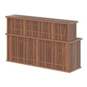 Стойка-ресепшн прямая RAUT 200 см, орех даллас
