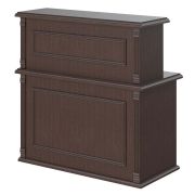 Стойка-ресепшн прямая RAUT 120 см, венге магия