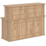 Стойка-ресепшн прямая RAUT 160 см, Дуб Бофорд