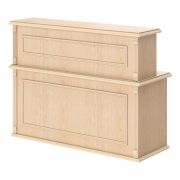 Стойка-ресепшн прямая RAUT 160 см, бук тиара