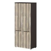 Гардероб MORRIS, 85х42, Дуб Базель/Венге Магия