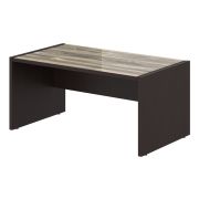 Стол руководителя MORRIS, 160х90, Дуб Базель/Венге Магия