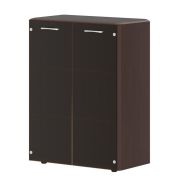 Шкаф средний со стеклом DIONI, Венге Магия