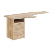 Брифинг-приставка DIONI 180x80 см, дуб каньон