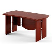 Стол руководителя BORN 160x80 см, бургунди