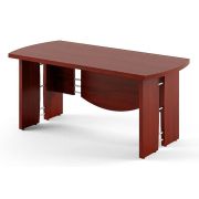 Стол руководителя BORN 200x90 см, бургунди