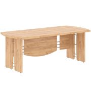Стол руководителя BORN 200x90 см, Дуб Бофорд