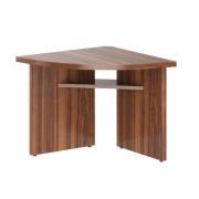 Угловой элемент стола для переговоров BORN левый, орех даллас