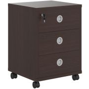 Тумба мобильная BORN B 201A, венге магия, 48х45.5х66 см