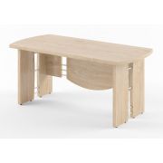 Стол руководителя BORN 170x80 см, дуб девон