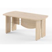 Стол руководителя BORN 200x90 см, дуб девон