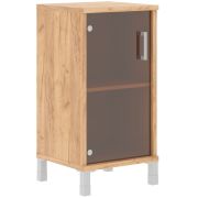 Шкаф со стеклом низкий BORN, Дуб Бофорд