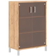 Шкаф средний со стеклом BORN, Дуб Бофорд