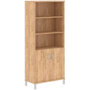 Шкаф-стеллаж с замком BORN, Дуб Бофорд