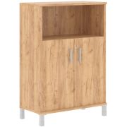 Шкаф средний с замком BORN, Дуб Бофорд