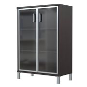 Шкаф средний со стеклом BORN, венге магия