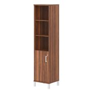 Шкаф-стеллаж с замком BORN, орех даллас
