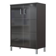 Шкаф средний со стеклом BORN, венге магия