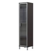 Шкаф со стеклом высокий BORN, венге магия