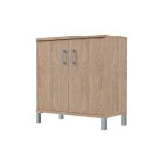 Шкаф низкий с замком BORN, дуб девон