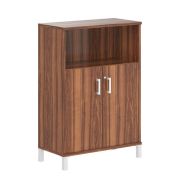 Шкаф средний с замком BORN, Орех Даллас