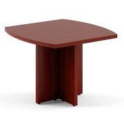 Стол для переговоров BORN 100x100 см, бургунди