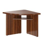 Угловой элемент стола для переговоров BORN правый, орех даллас