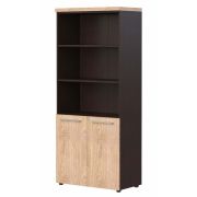 Шкаф-стеллаж ALTO AHC 85.5, Дуб Девон/Венге Магия