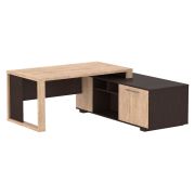 Стол руководителя правый ALTO 190x180, венге магия/дуб бофорд