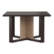 Стол для заседаний ALTO 120x120, венге магия/дуб девон