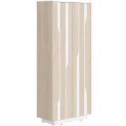 Шкаф LINE СФ-574204, дуб светлый/белый премиум, 90х43х210 см