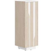 Шкаф LINE СФ-574201, дуб светлый/белый премиум 46.4х43х130.5 см