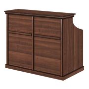 Модуль стойки-ресепшн прямой BERN 140 см, орех темный