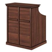 Модуль стойки-ресепшн прямой BERN 90 см, орех темный