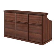 Модуль стойки-ресепшн прямой BERN 200 см, орех темный