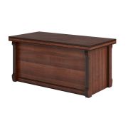 Стол с пилястрами BERN 160х80 см, орех темный