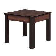 Стол кофейный BERN 60х60 см, орех темный