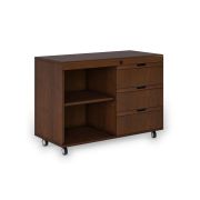 Тумба мобильная MUX, американский орех